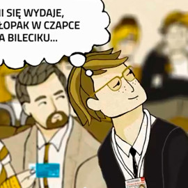 Plakat dla ZTM w Warszawie i KRD – animacja zrobiona przez esy-floresy